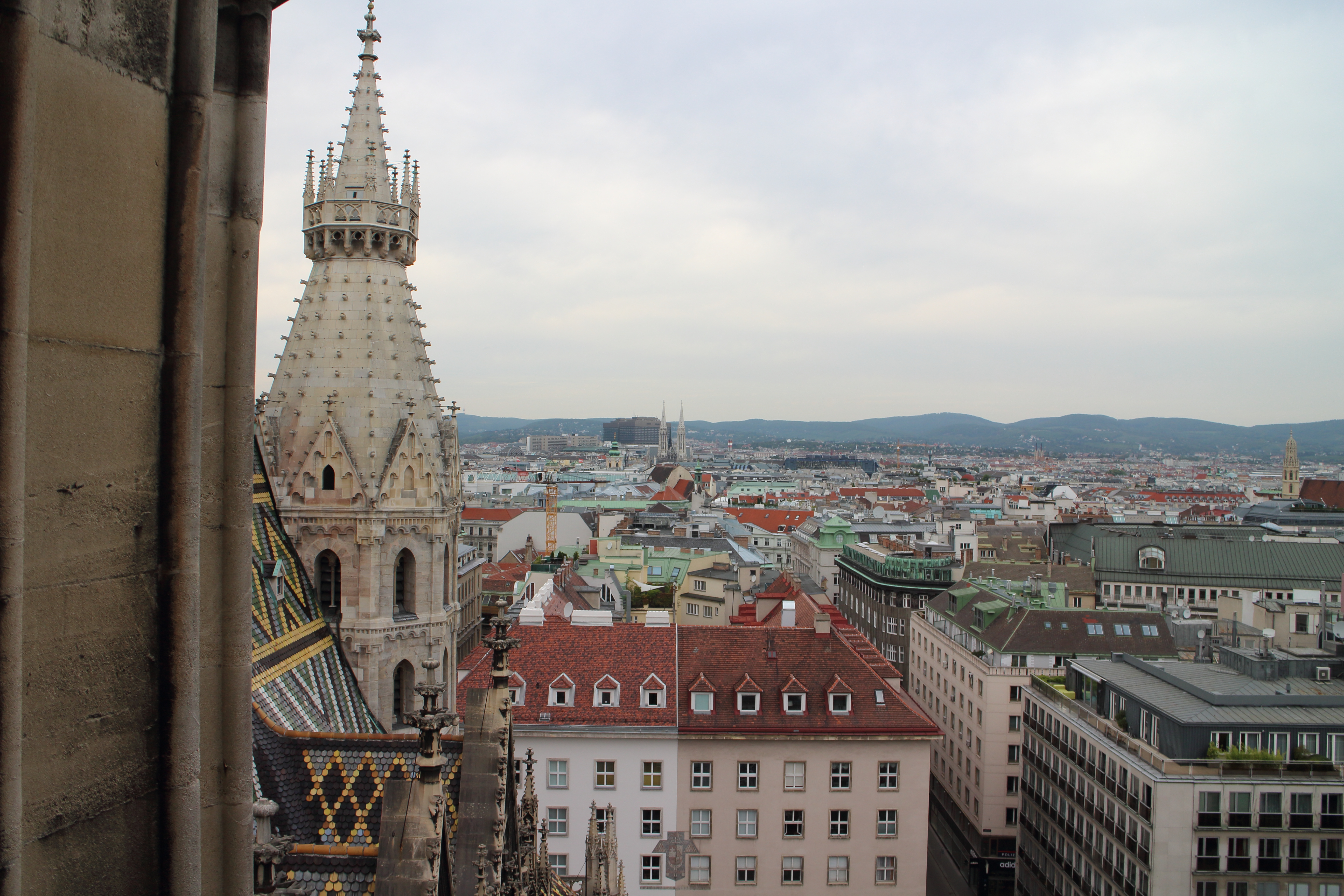 ウィーン到着。まずはシュテファン寺院から街を一望！